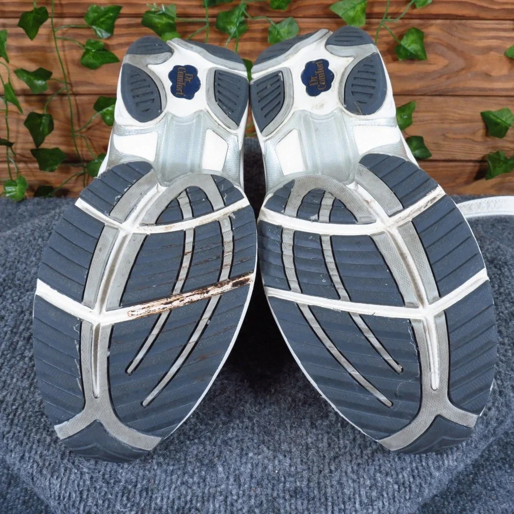 Dr. Comfort Endurance Mens Walking Shoes Size 14M‎ Therapeutic Athletic White